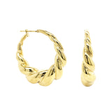 Stylish Gold Hoops