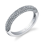 Diamond Pave Wedding Band
