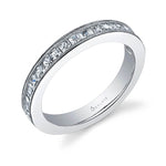 Princess Cut Diamond Wedding Band