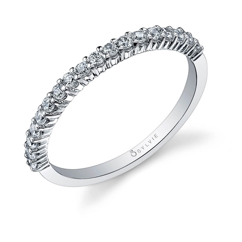White Gold Wedding Band