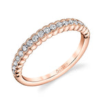 Angeline - White Gold Stackable Band
