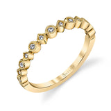 White Gold Stackable Band