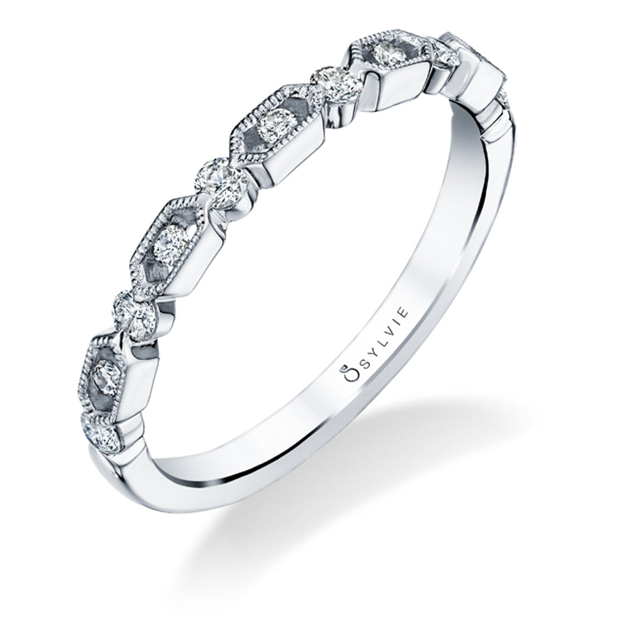 Diahna - Modern Rose Gold Wedding Band