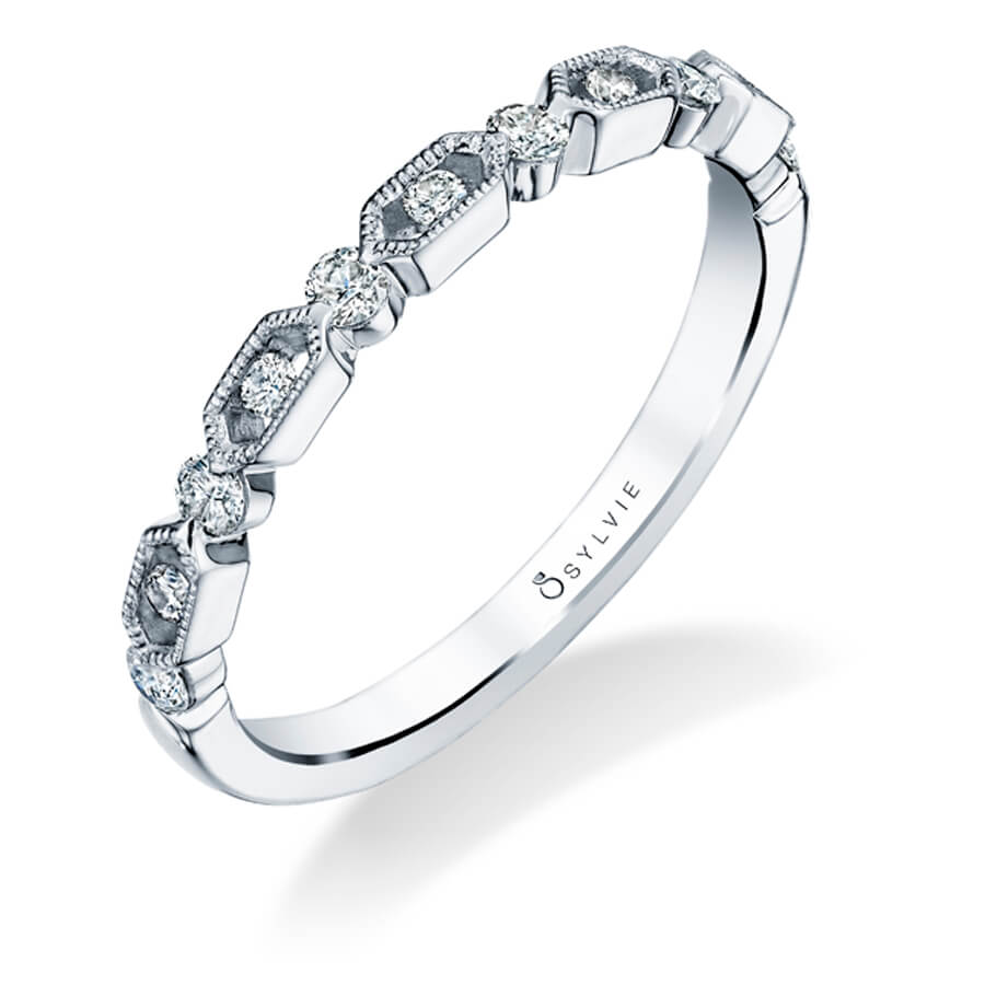Modern Stackable Wedding Band