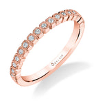 Modern Diamond Stackable Wedding Band