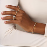 Modern Diamond Stackable Wedding Band