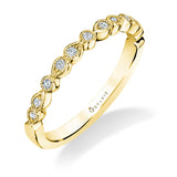 White Gold Stackable Band