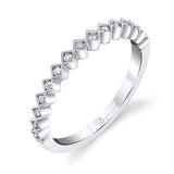 Modern Diamond Stackable Band