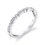 Modern Stackable Diamond Band