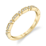 Modern Stackable Diamond Band