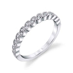 Marquise Shaped Stackable Diamond Band