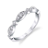 Diamond & Marquise Shaped Stackable Band