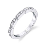 Modern Stackable Diamond Band