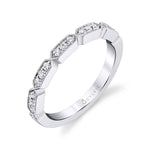 Modern Stackable Diamond Band