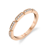 Modern Stackable Diamond Band