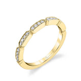 Modern Stackable Diamond Band