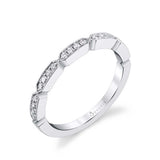 Modern Stackable Diamond Band