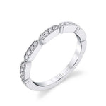 Modern Stackable Diamond Band