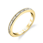 Classic Baguette Wedding Band