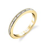 Classic Baguette Wedding Band