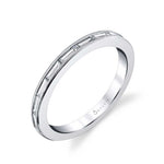 Classic Baguette Wedding Band