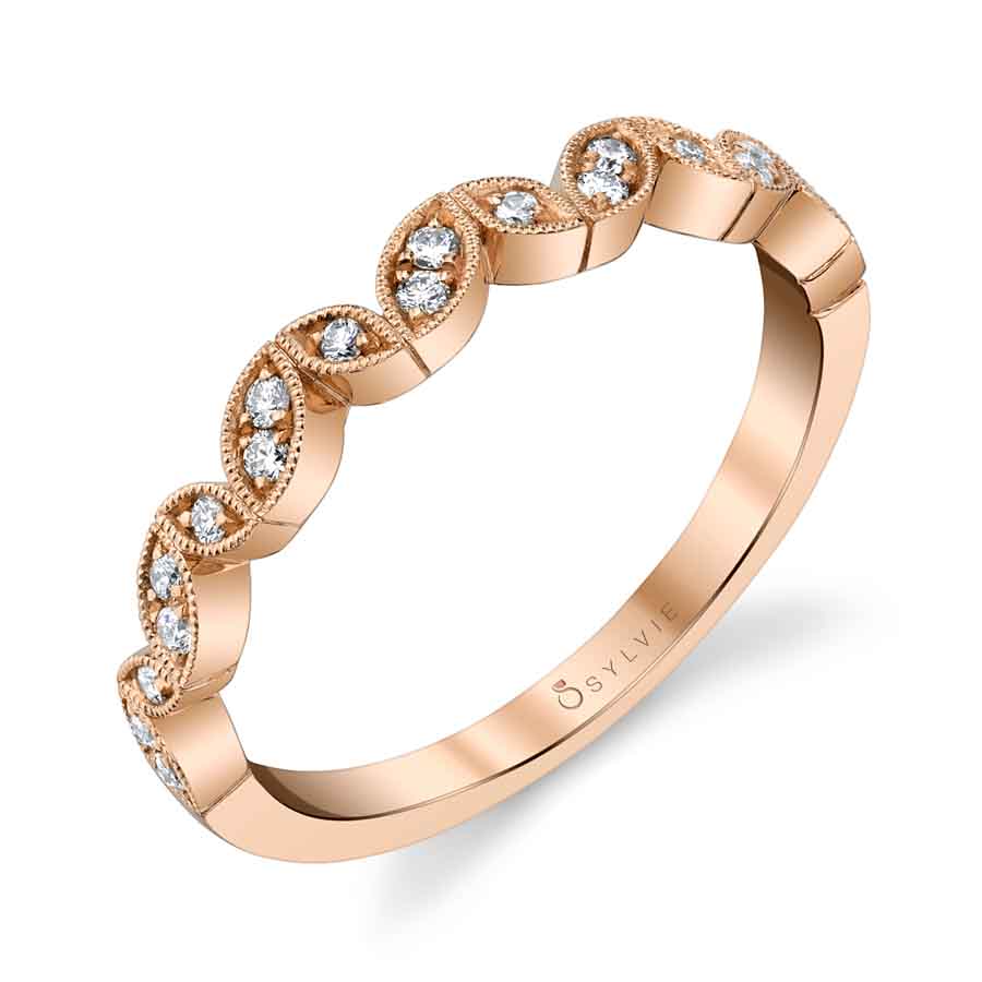 Floral Inspired Stackable Band
