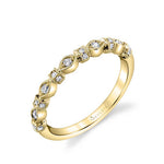 Vintage Inspired Stackable Diamond Band