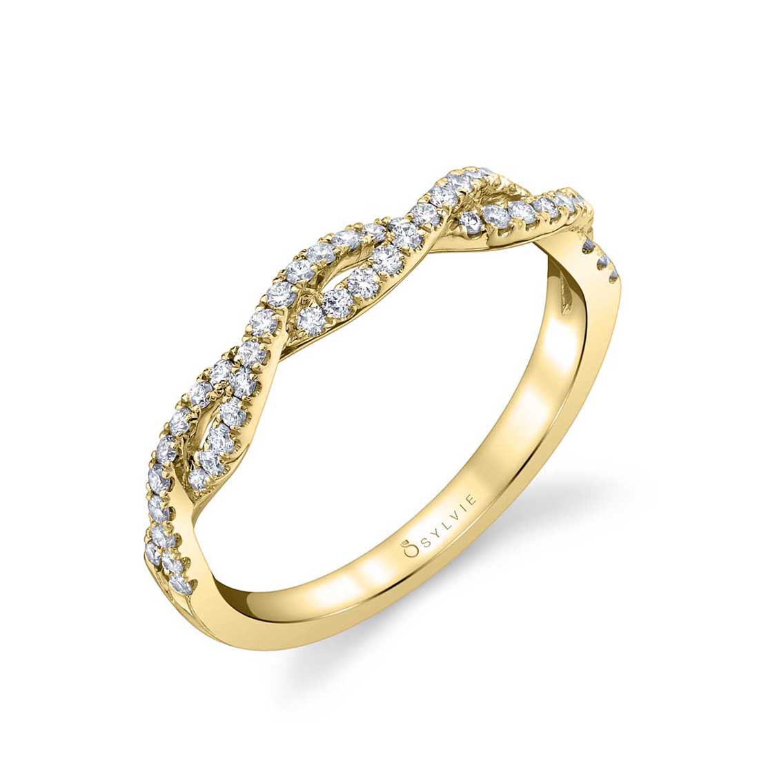 Classic Spiral Wedding Band