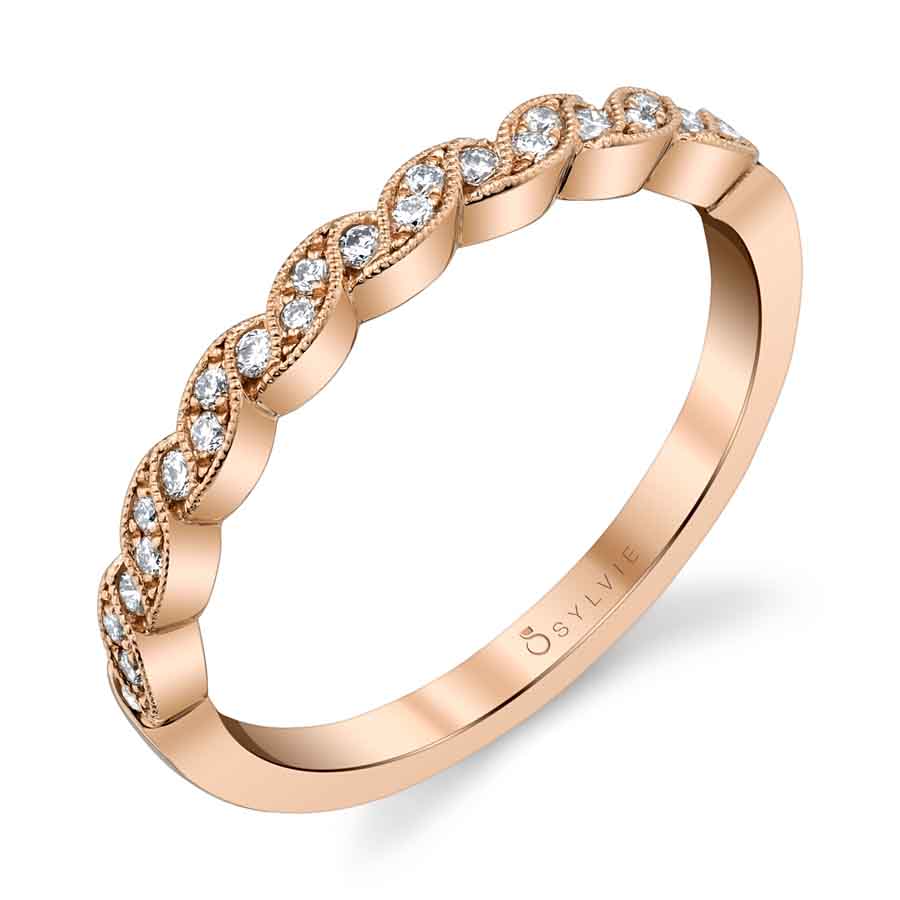 Ribbon Inspired Stackable Band