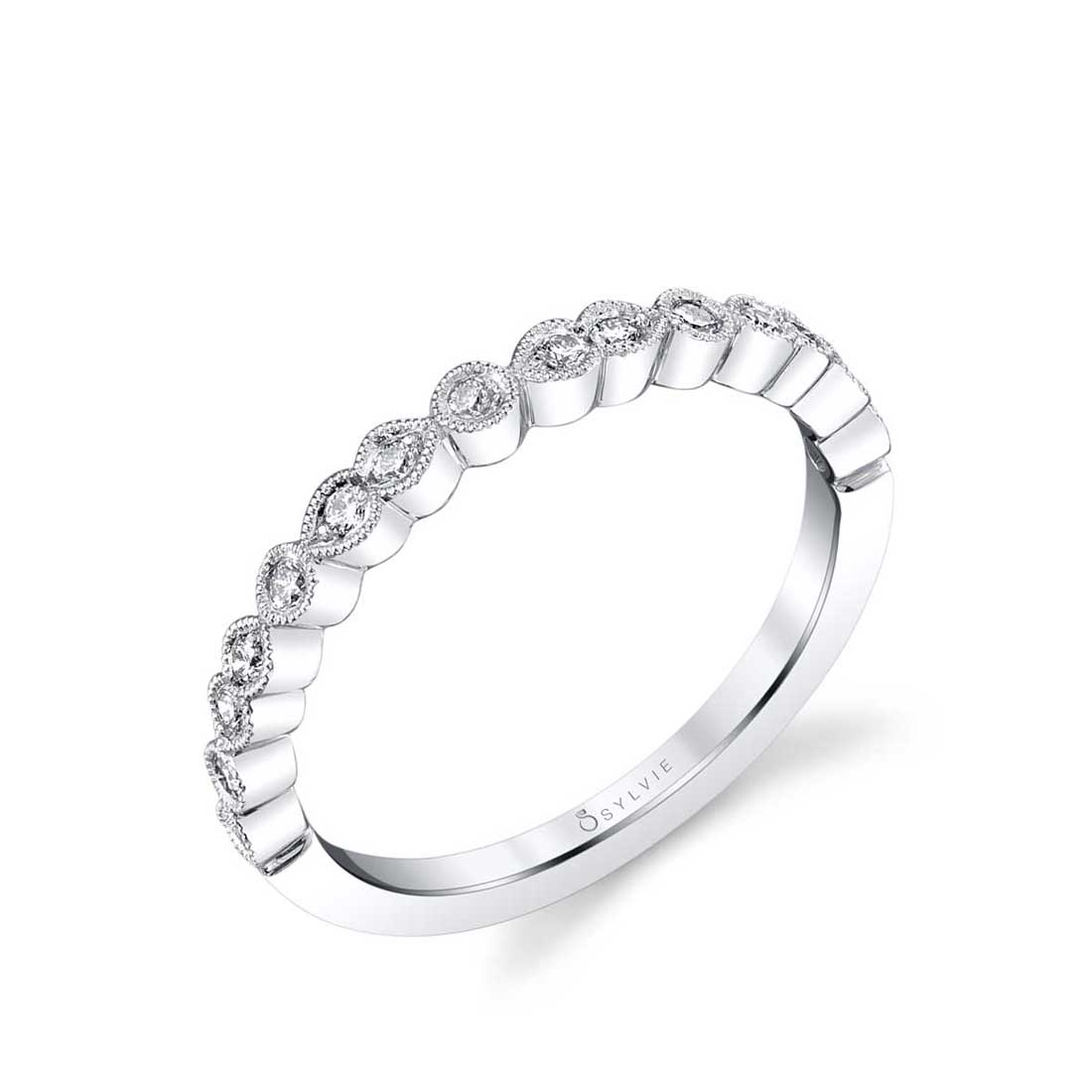 Delicate Stackable Diamond Band