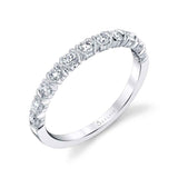 Unique Bezel Set Stackable Band