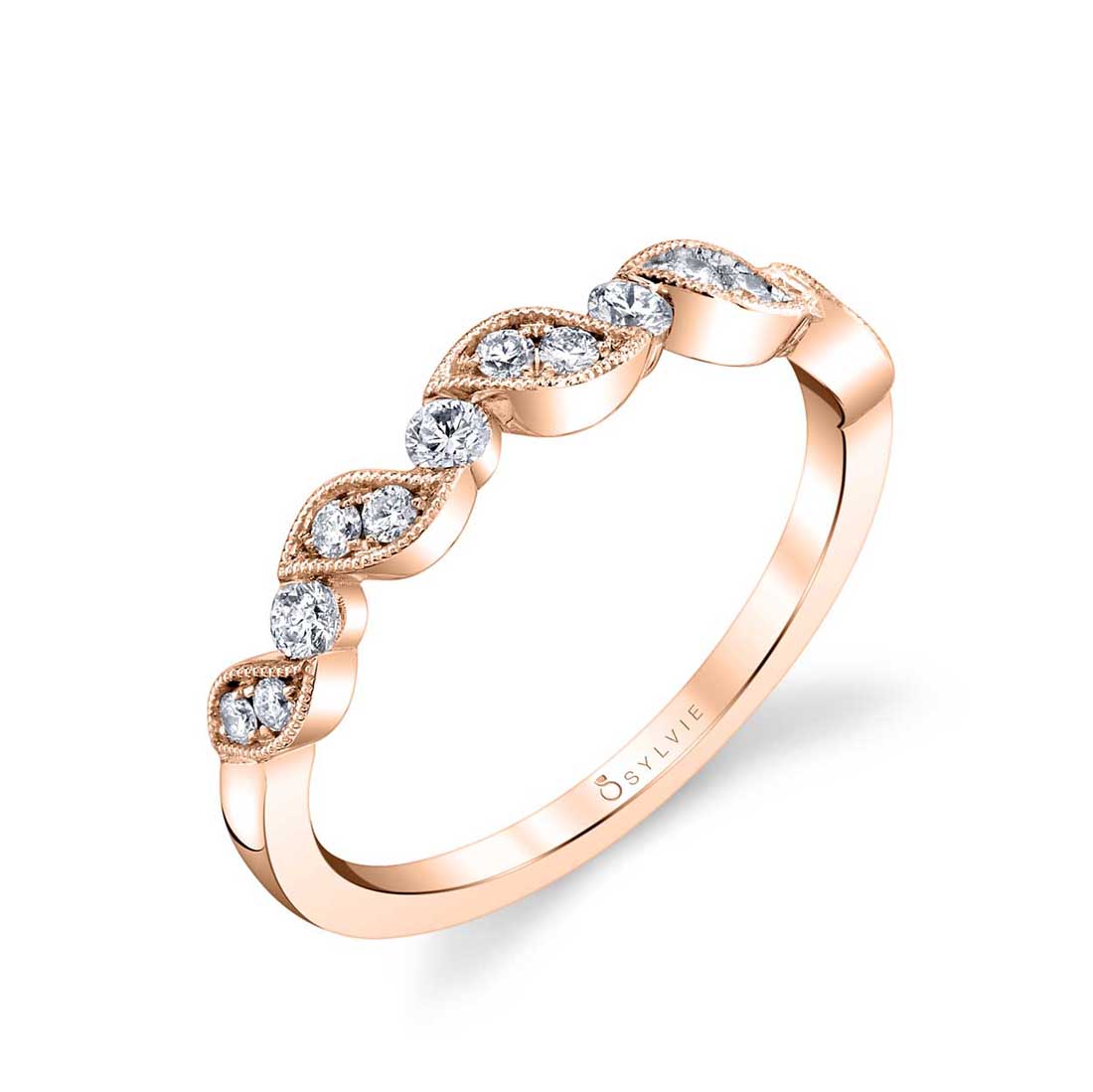 Unique Stackable Wedding Band