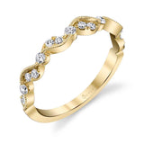 Unique Stackable Diamond Band