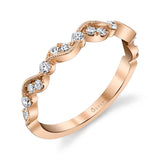 Unique Stackable Diamond Band