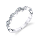 Unique Stackable Diamond Band