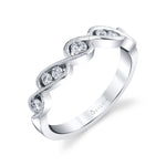 Amanda - Unique Spiral Wedding Band