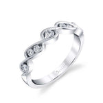 Amanda - Unique Spiral Wedding Band