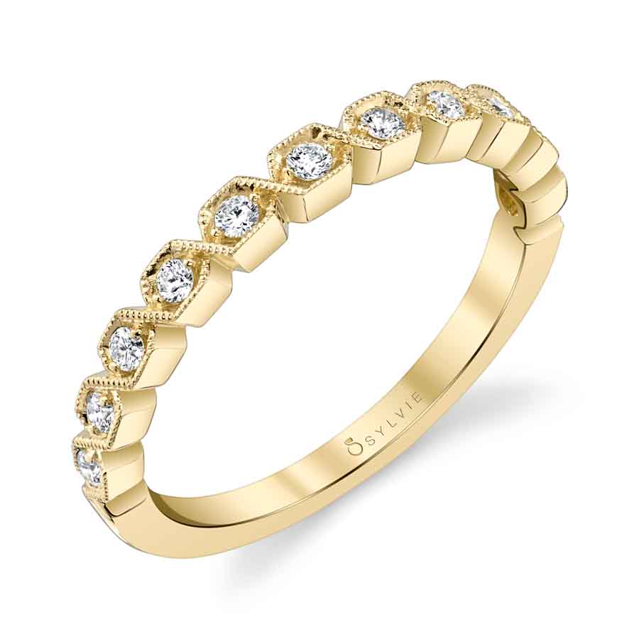 Modern Square Shaped Stackable Band