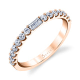 Classic Baguette Wedding Band