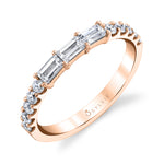 Classic Baguette Wedding Band