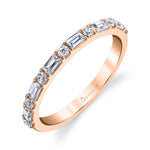 Classic Baguette Wedding Band