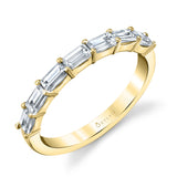Classic Baguette Wedding Band