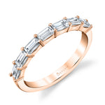 Classic Baguette Wedding Band