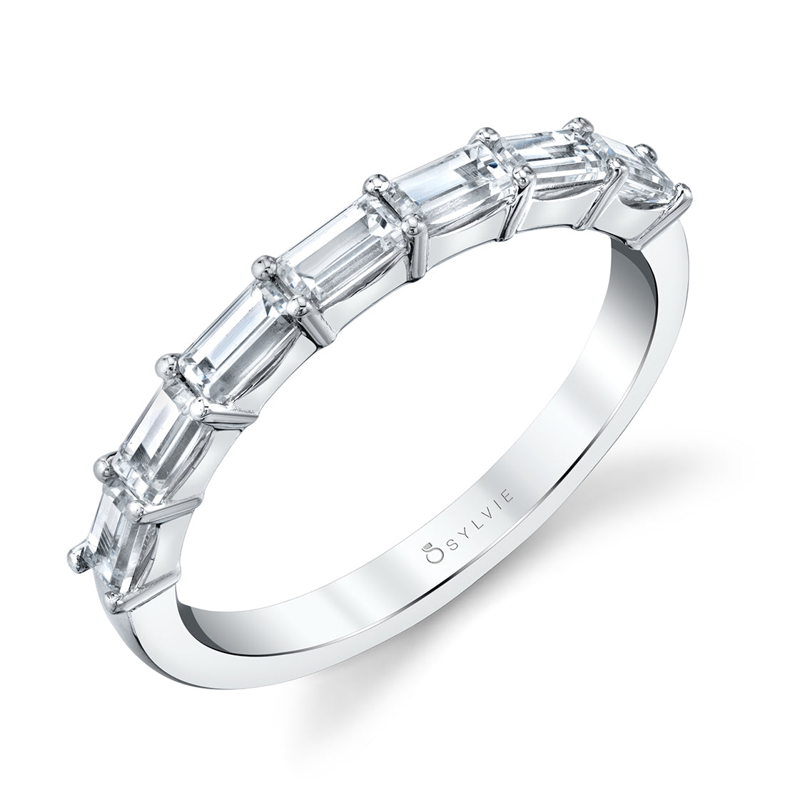Classic Baguette Wedding Band