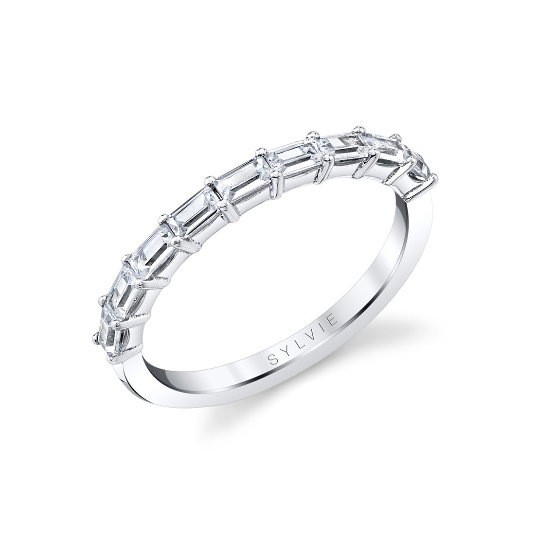 Baguette Diamond Wedding Band