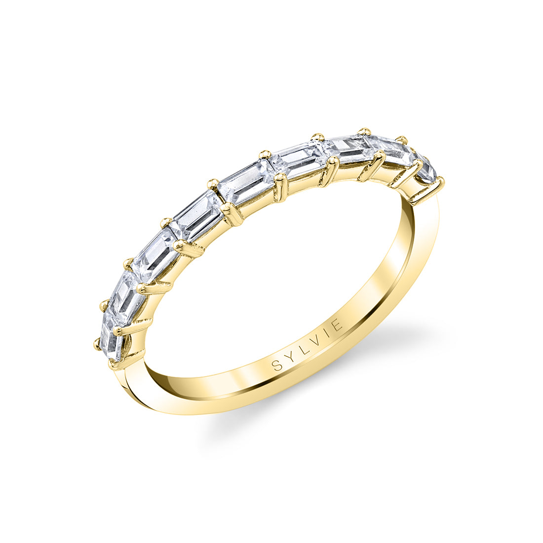 Baguette Diamond Wedding Band