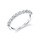Baguette Diamond Wedding Band