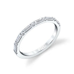 Baguette Diamond Wedding Band