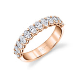 Oval Shaped Wide Wedding Band - 1.50 CT