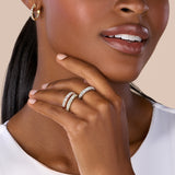 Oval Diamond Eternity Band